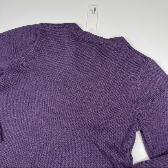 Soft Surroundings Sydney Knit Sweater Purple Wool Boho Winter Fall Office New - Picture 9 of 15